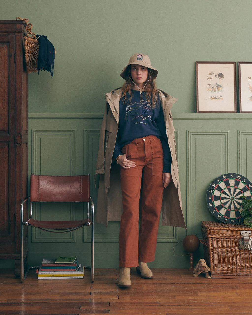 Pantalon "Lyocell And Cotton" Chevreuil