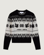 Jersey "Jacquard Ardilla" Formigé Wool