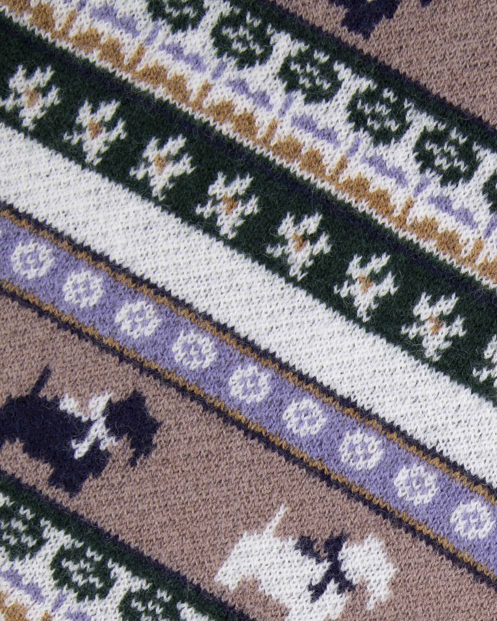 “Dog Jacquard” Lafay Merino Wool Sweater