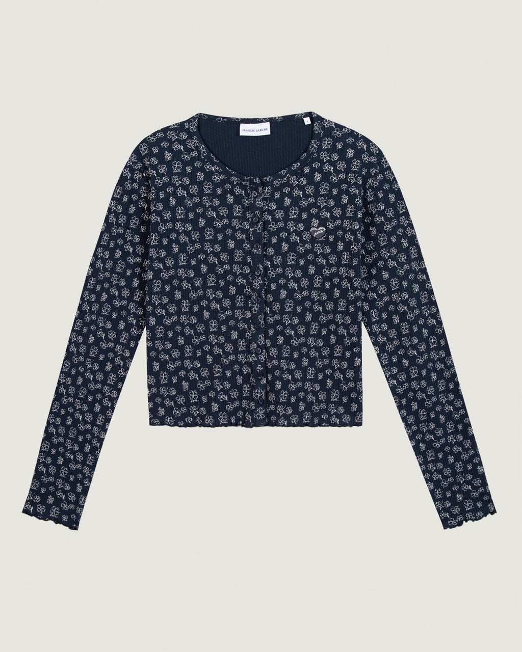Cardigan "Patch Coeur" Tolbiac