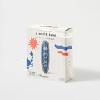 Colchón inflable de surf para adultos I Love Sun - Azul