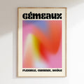 Zodiac - Affiche Gemeaux - Multi