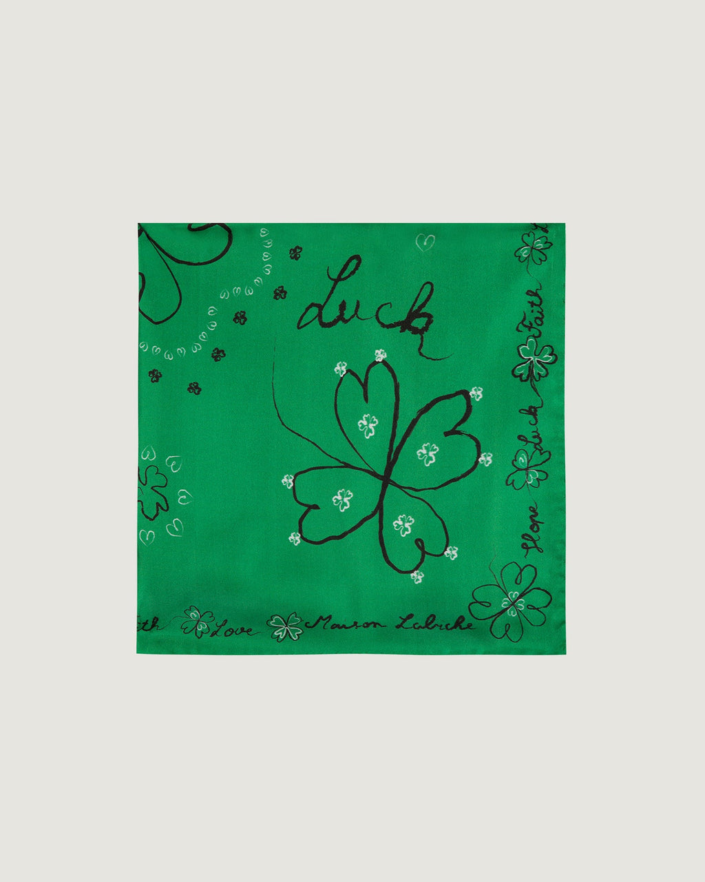 "Clover" Boulnois Silk Scarf