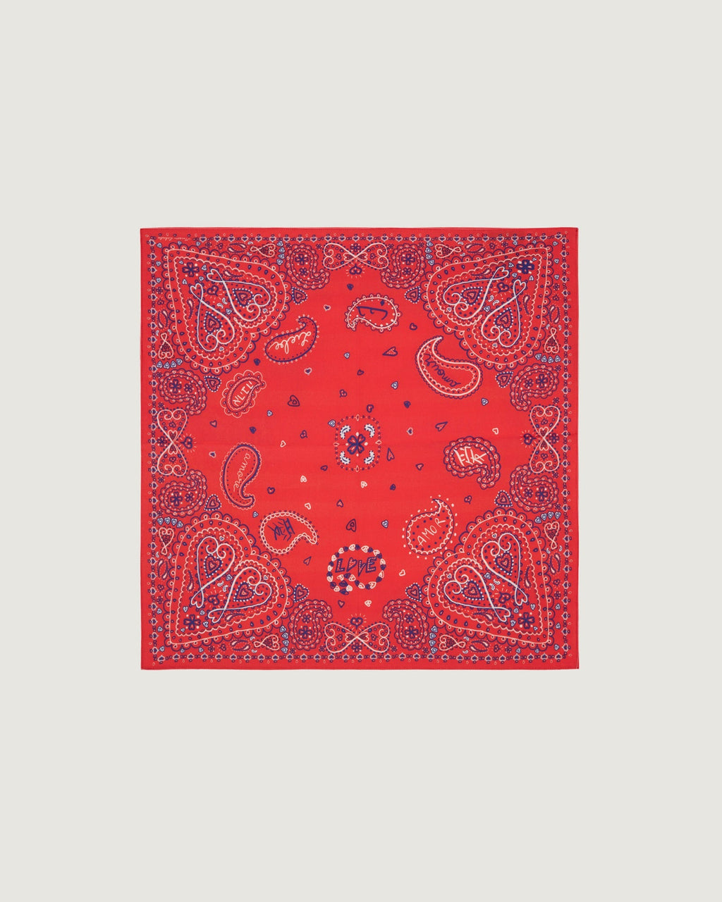 "Love" Boulnois Silk Scarf