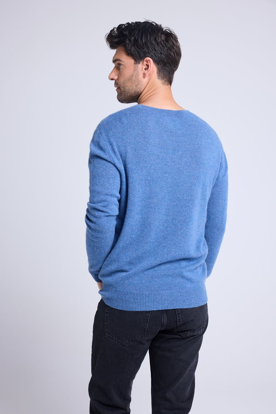 Jersey Cuello Redondo Zach - Azul Vaquero