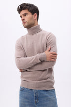Men's Roll-neck Zachary - Taupe - Men