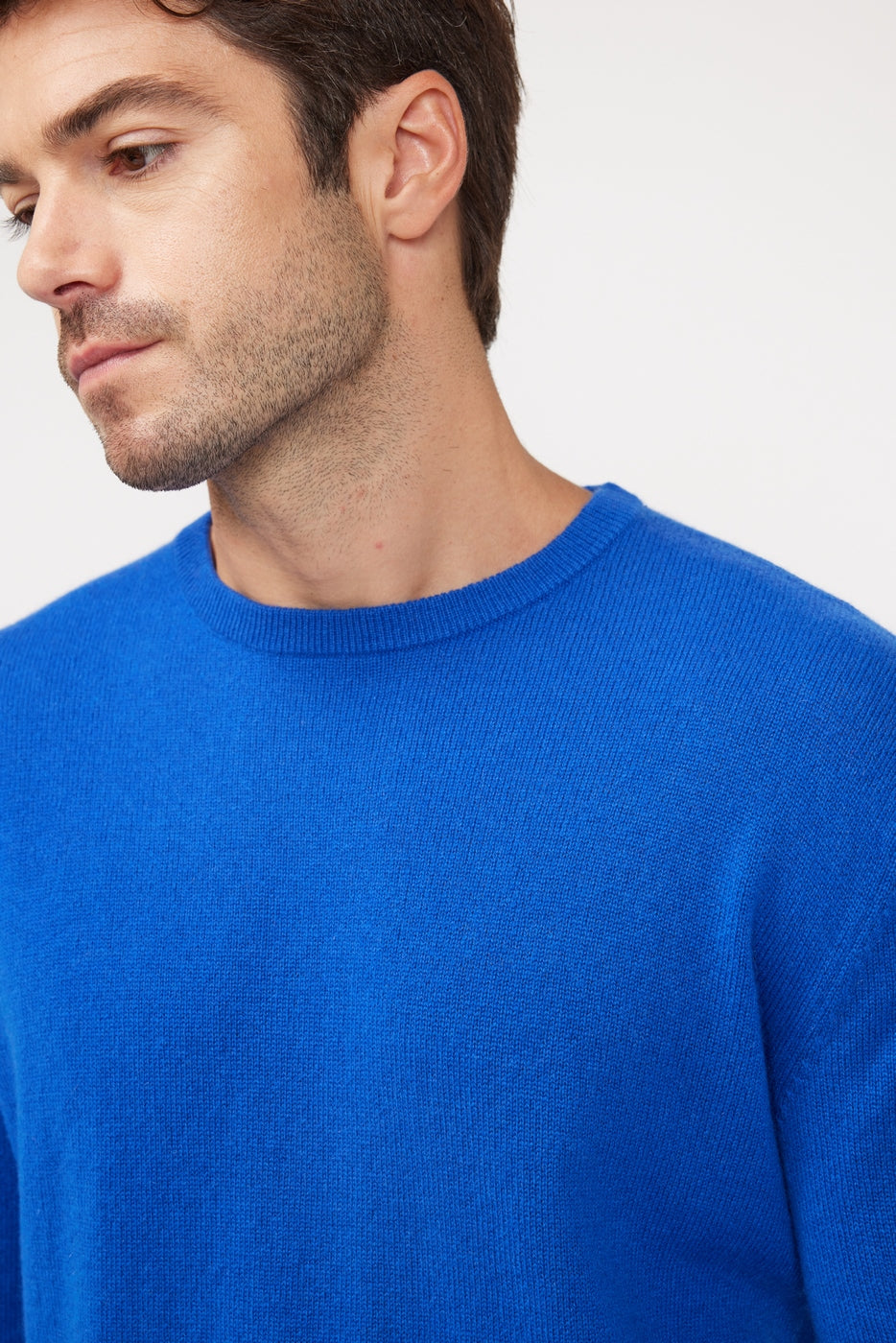 Zach Crew-Neck Jumper - Royal Blue