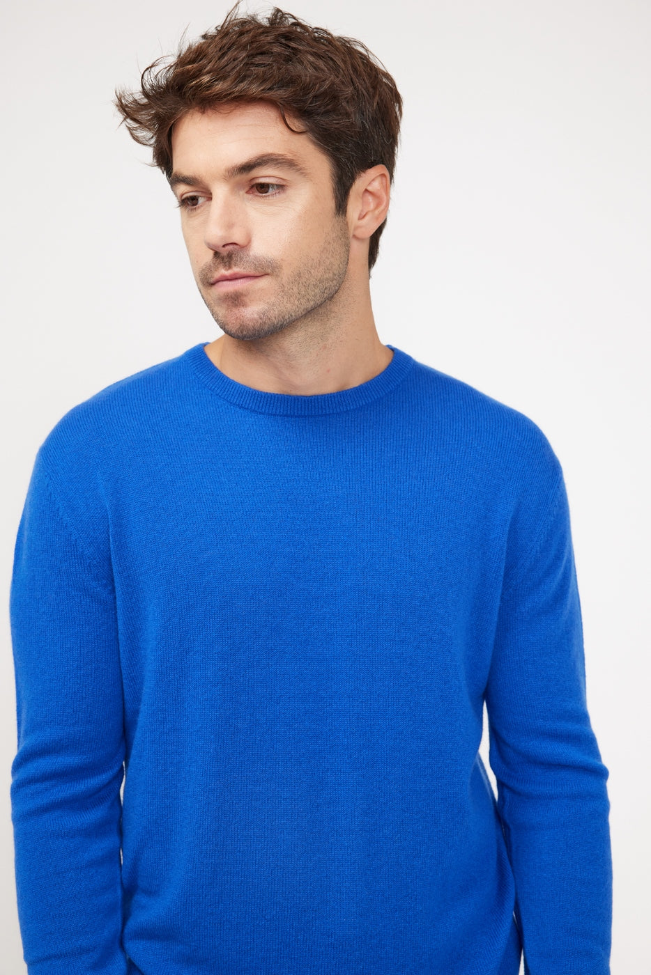 Zach Crew-Neck Jumper - Royal Blue