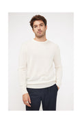 Pull Col Rond Zach - Blanc