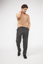 Zaher V-Neck Jumper - Beige