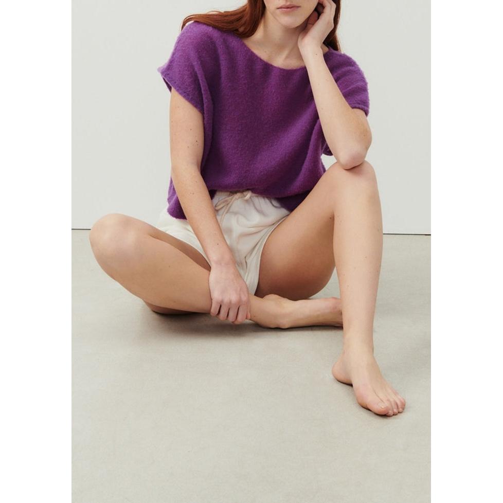 Pull Sm Col Bateau - Figue - Femme