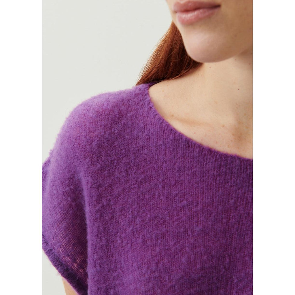 Pull Sm Col Bateau - Figue - Femme
