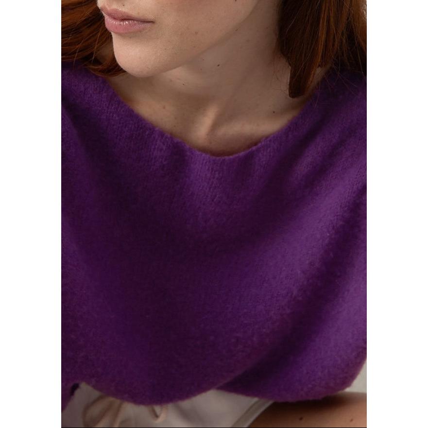 Pull Sm Col Bateau - Figue - Femme