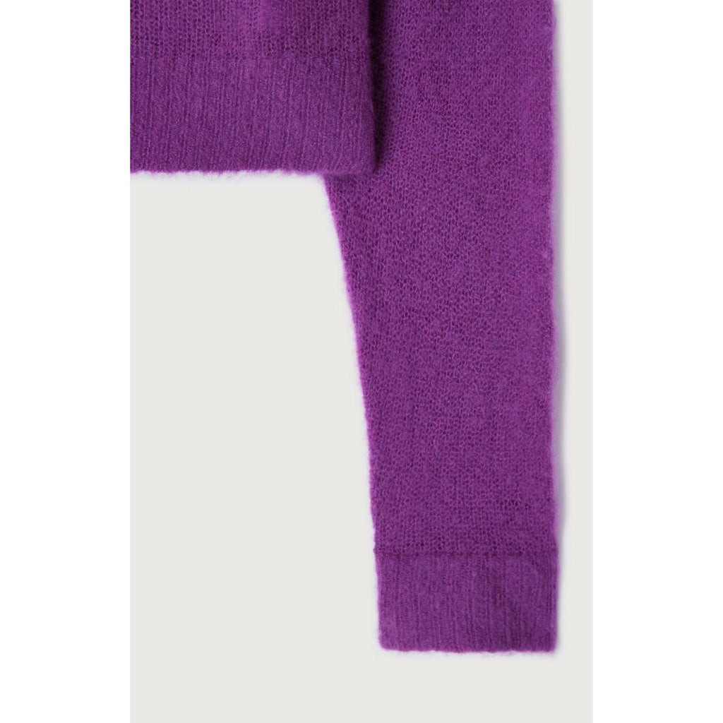Jersey Cuello en V - Figue - Mujer