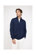 Gilet Zippe Col Montant Zamil - Bleu Marine