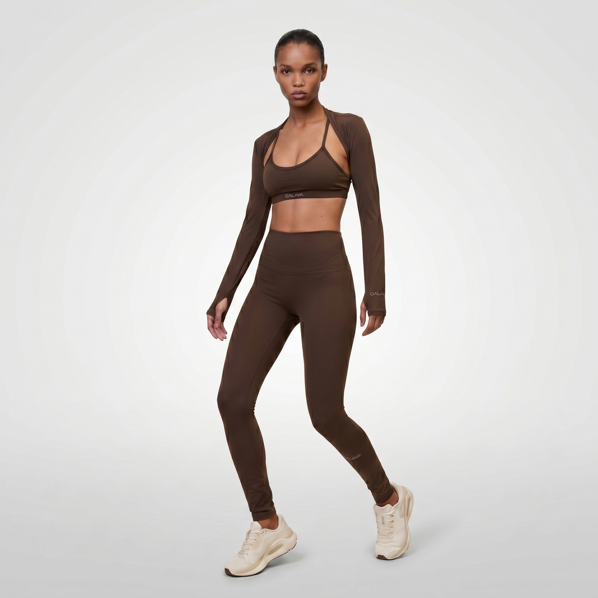 Legging De Sport Femme Zania 7/8 – Taille Haute – Yoga & Pilates