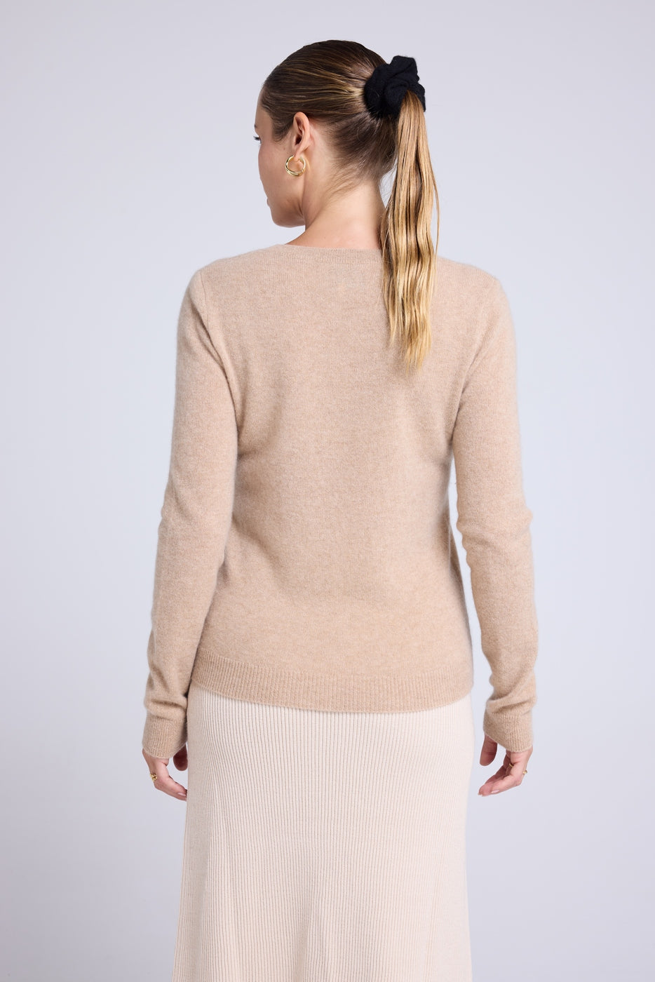Zaphira Love Heritage Crew-Neck Jumper - Beige Cream Red