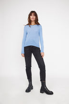 Zara Crew-Neck Jumper - Sky Blue