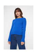 Pull Col Rond Zara - Bleu Roi