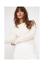 Zara Round-Neck Jumper - White