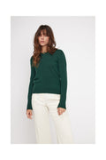 Jersey Cuello Redondo Zara - Verde Botella