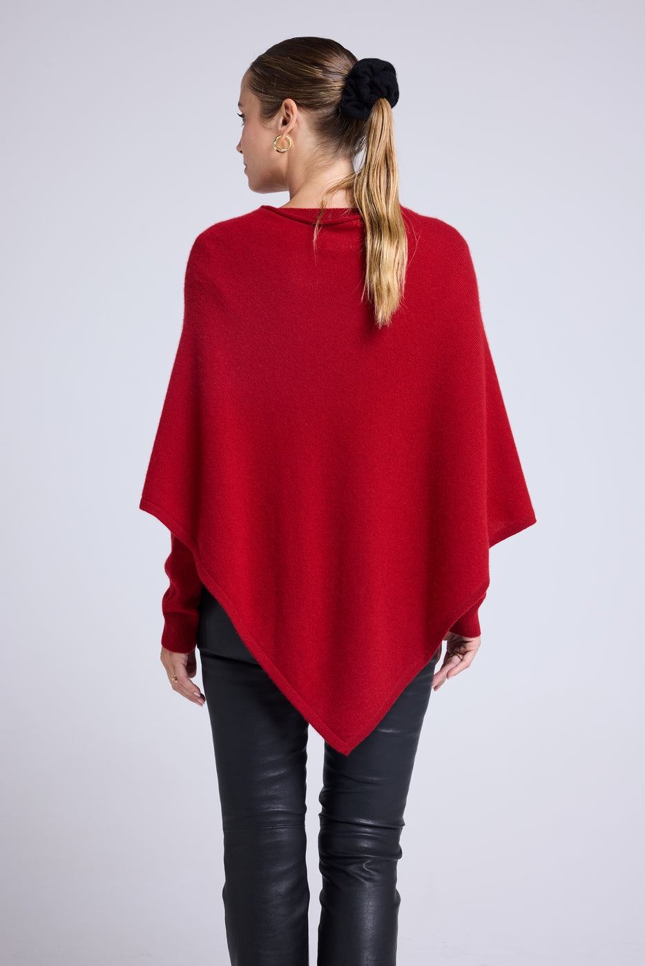 Capa Poncho Zarina - Rojo Burdeos