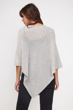 Cape Poncho Zarina - Gris Clair