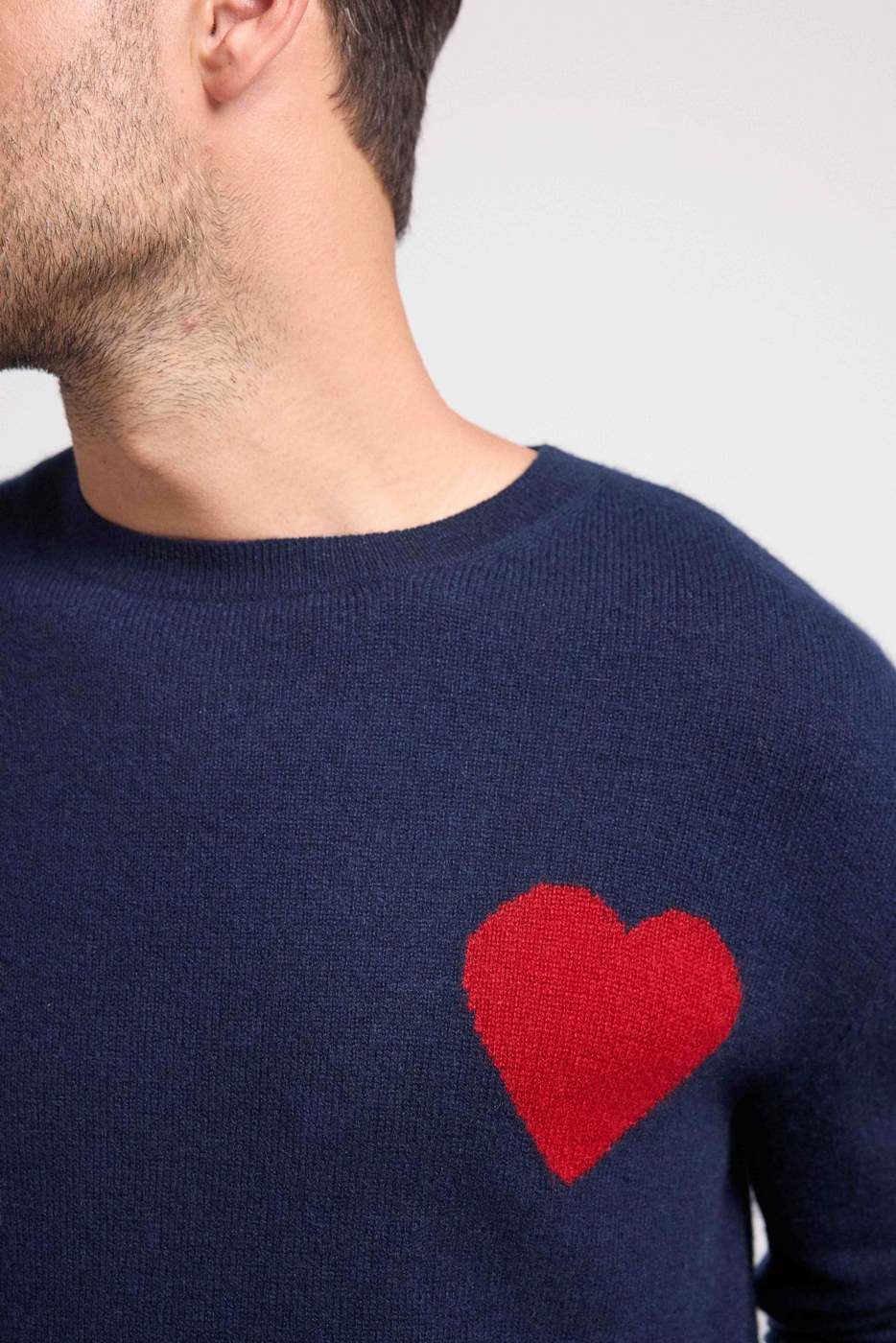 Jersey Cuello Redondo Love Heritage Zemir - Azul Marino Rojo