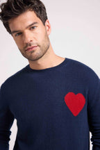 Jersey Cuello Redondo Love Heritage Zemir - Azul Marino Rojo