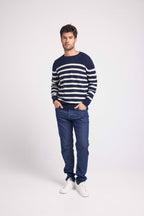 Jersey Marinero Zerol - Azul Marino Blanco