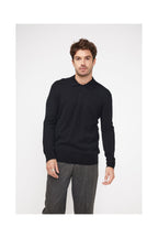 Pull Col Polo Zidane - Noir