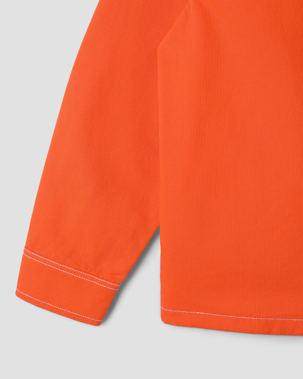 Camisa con cremallera - Bedford rojo descolorido