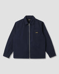 Zip Shirt - Navy Bedford