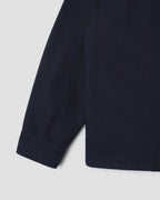 Zip Shirt - Navy Bedford