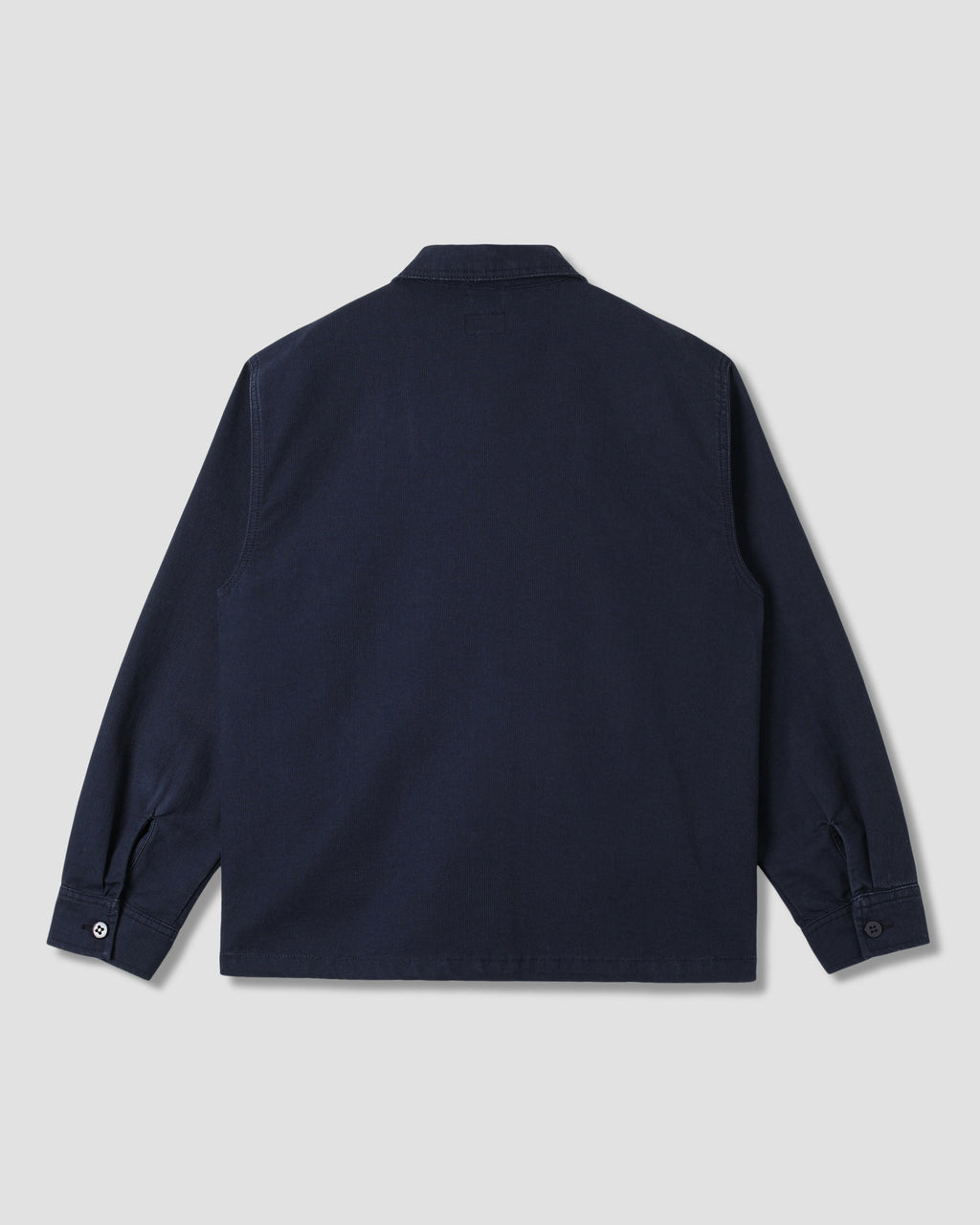 Zip Shirt - Navy Bedford