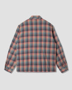 Camisa con cremallera - Cuadros rosa/verde azulado