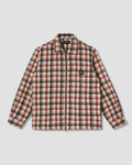 Zip Shirt - Tan Plaid