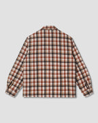 Zip Shirt - Tan Plaid