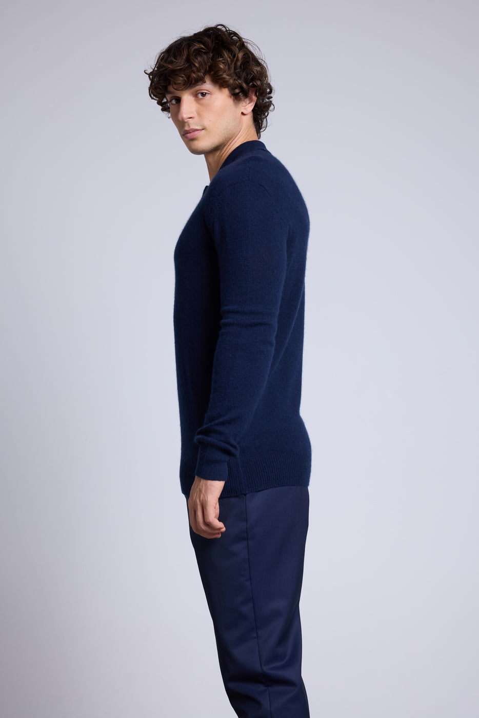 Jersey de cuello polo Zizou - Azul marino - Hombre