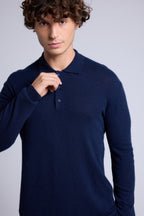 Jersey de cuello polo Zizou - Azul marino - Hombre