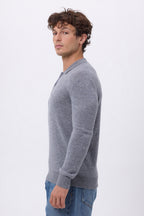 Jersey de cuello polo Zizou - Gris oscuro - Hombre