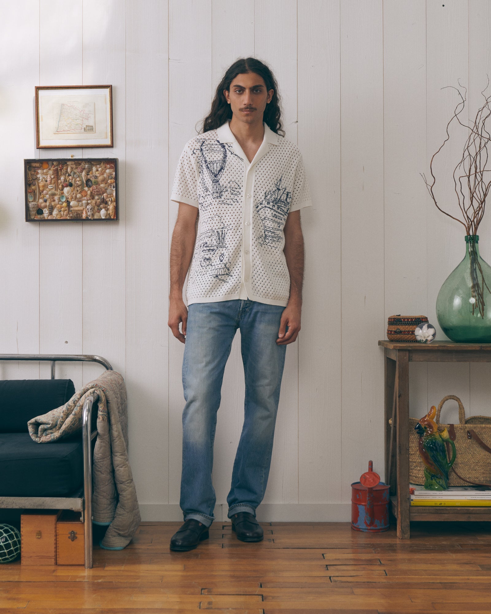 Chemise Boat "Crochet" Beuret