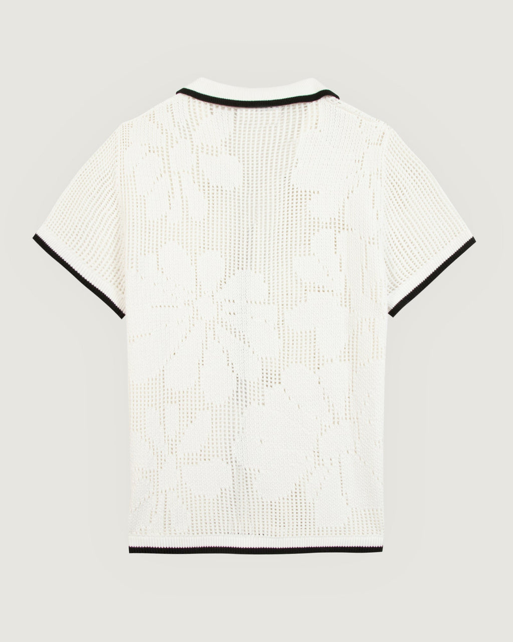 Camisa Flowers "Crochet" Beuret