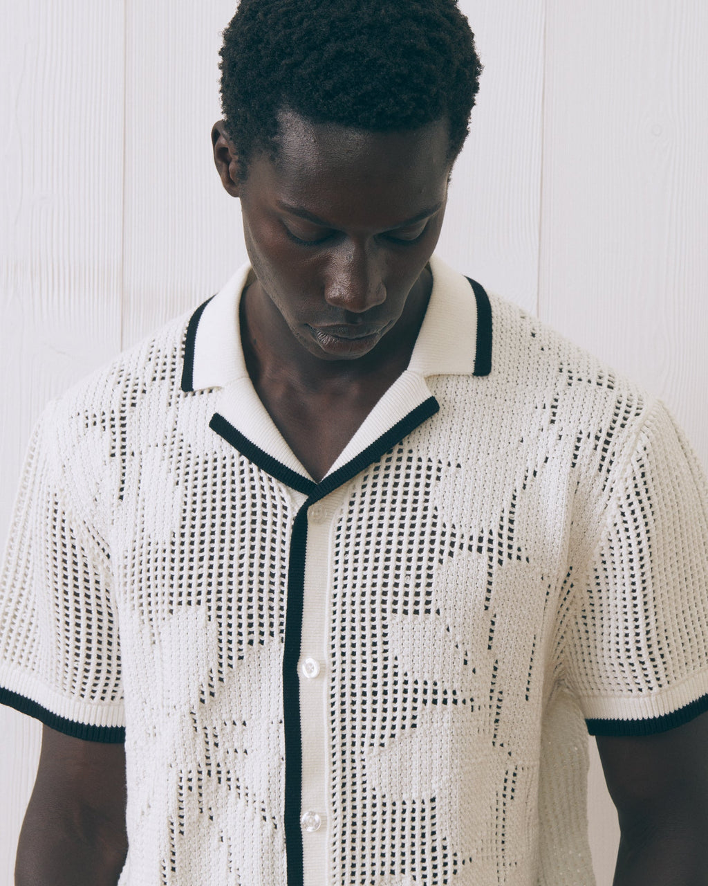 Camisa Flowers "Crochet" Beuret
