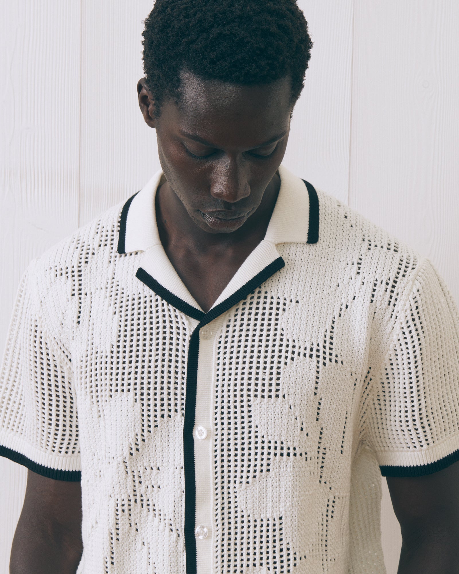 Camisa Flowers "Crochet" Beuret