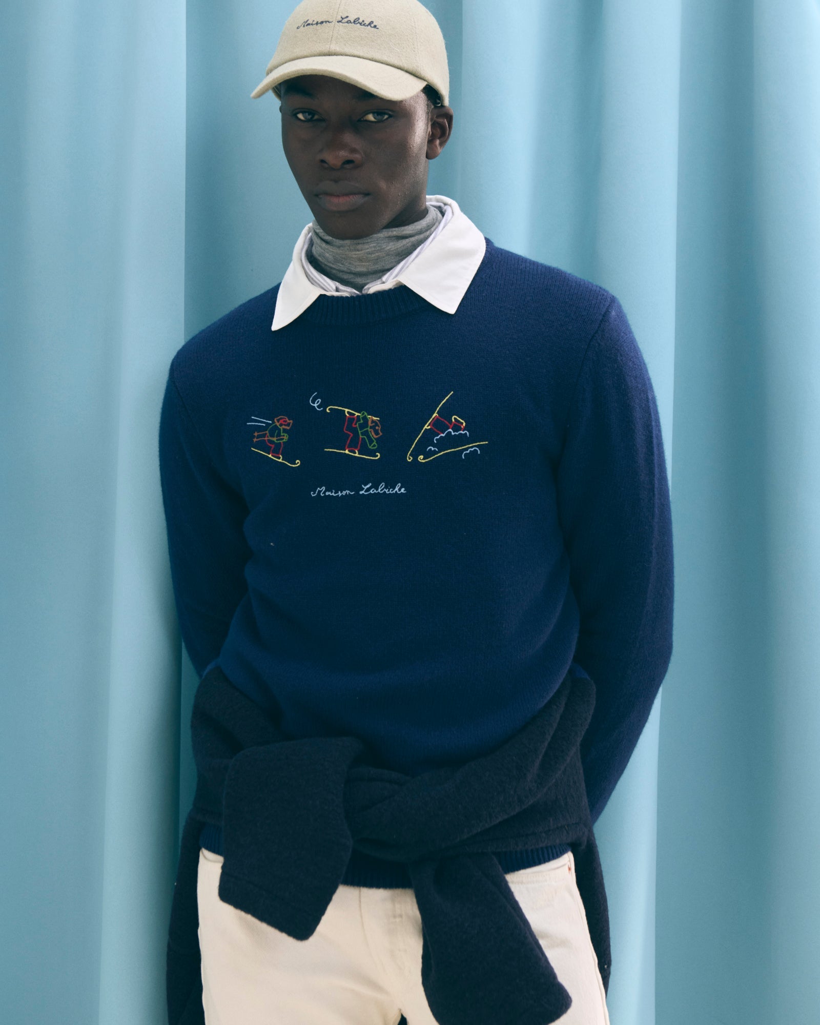 Pull "Ski Dog" Grand Cerf Wool