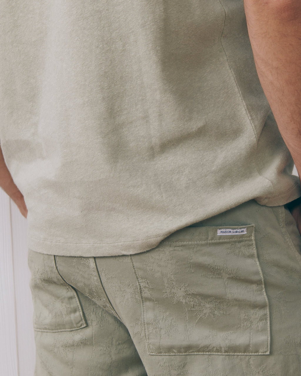 Palm Tree "Jacquard" Guignier Trousers