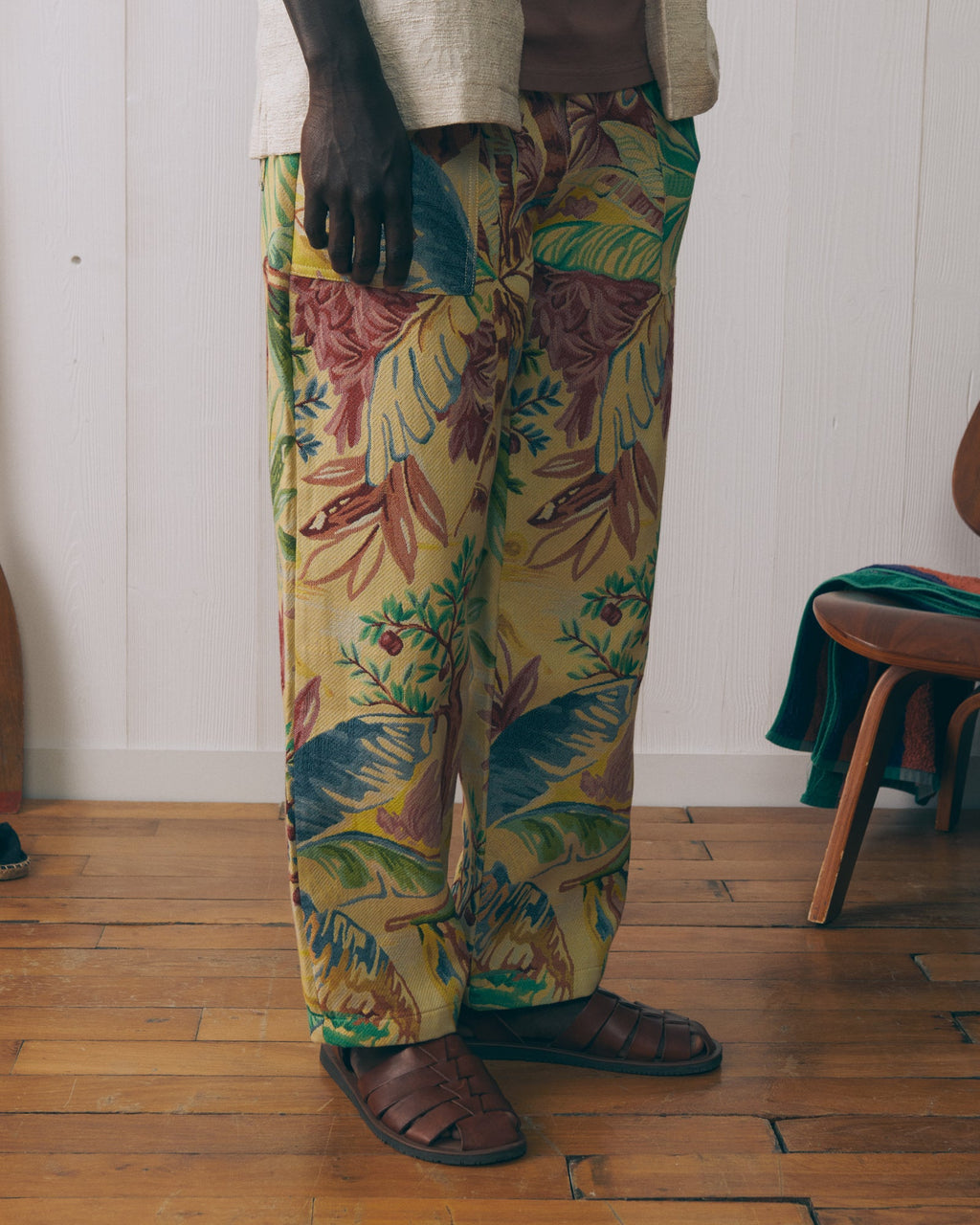 Tropical "Jacquard" Guignier Trousers