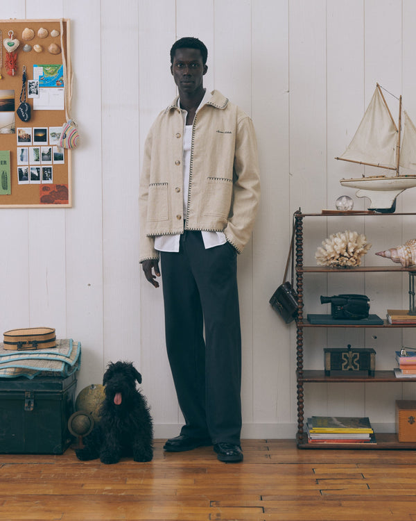 Chaqueta Sailing Boat "Linen And Cotton" Lemonnier - Hombre