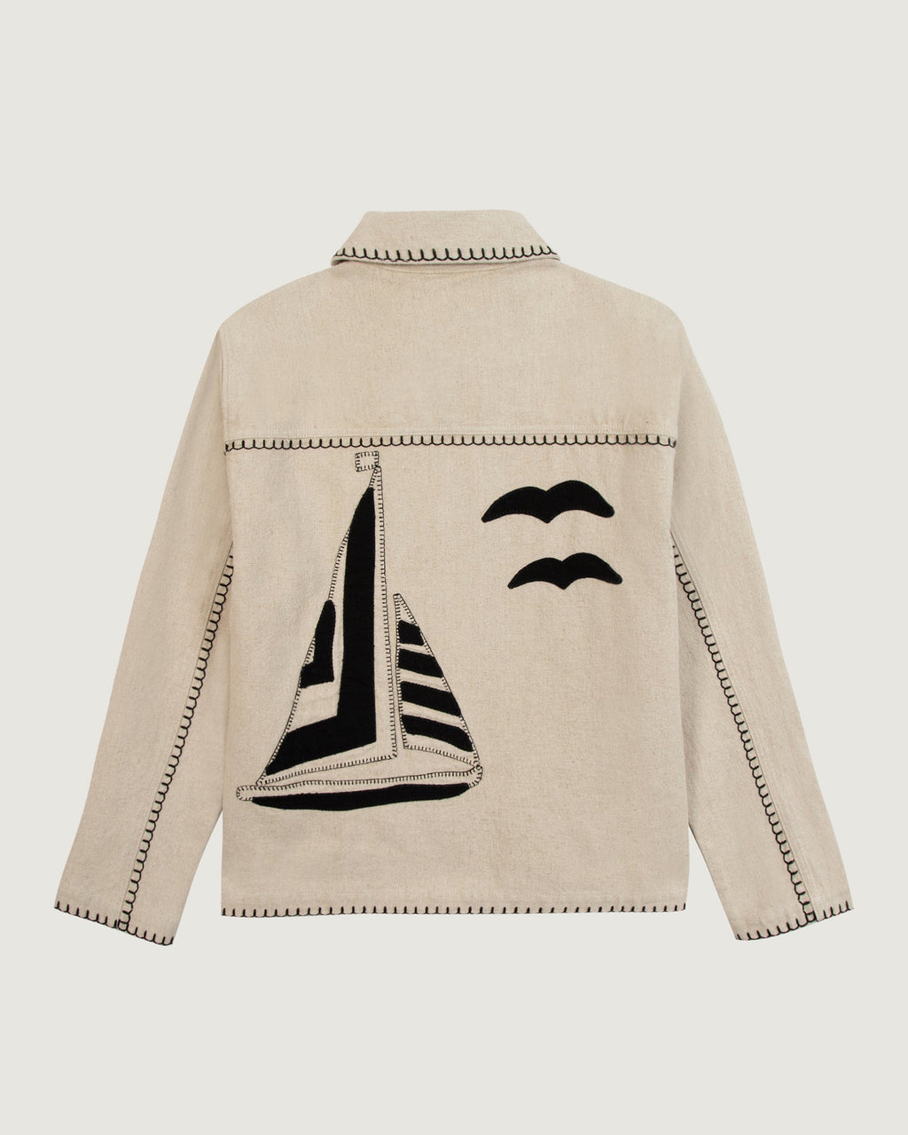 Sailing Boat "Linen And Cotton" Lemonnier Jacket